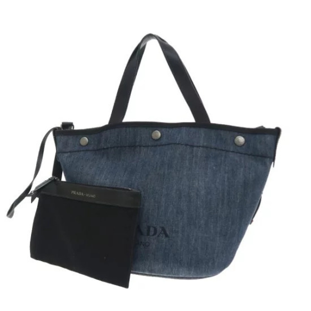 Prada Denim Tote Bag